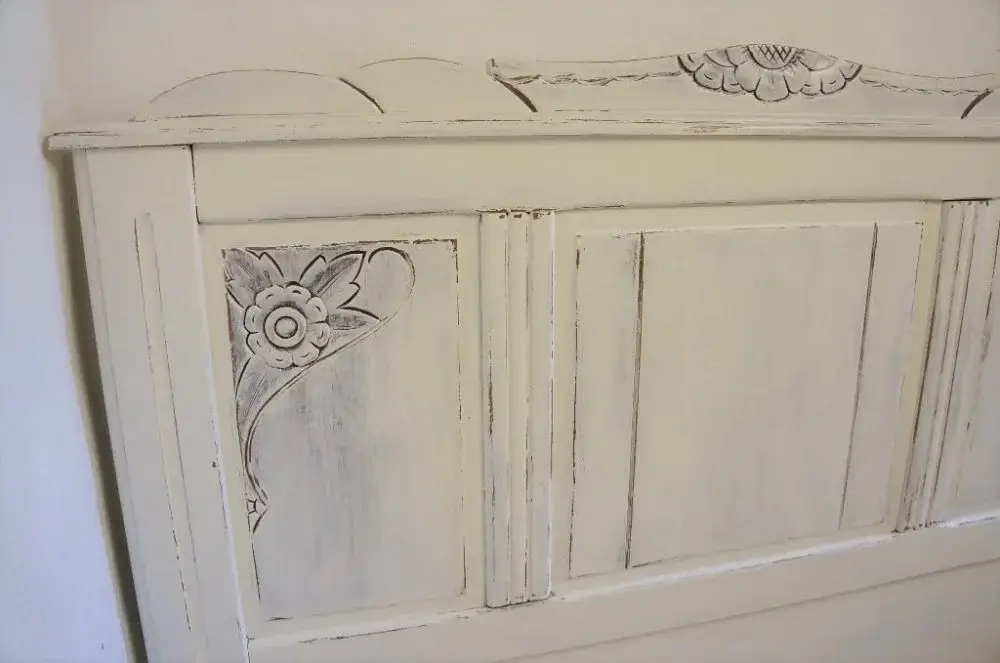Antique-French-White-4ft-Small-Double-Short-Bed