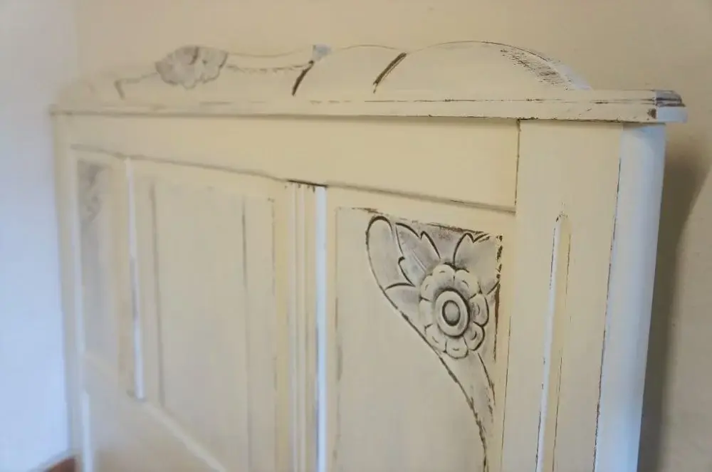 Antique-French-White-4ft-Small-Double-Short-Bed