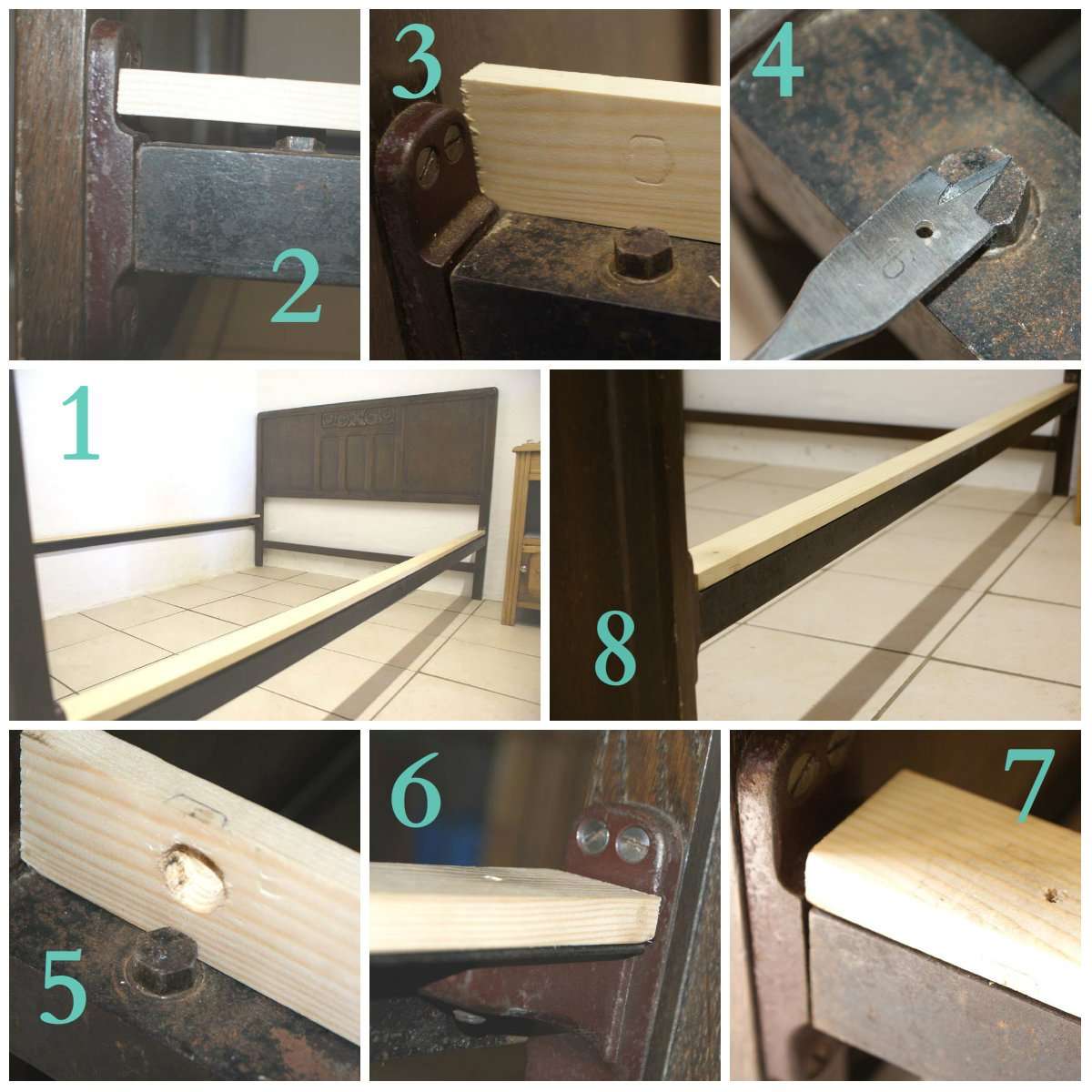 Vono Bed Collage Making Wood Sides