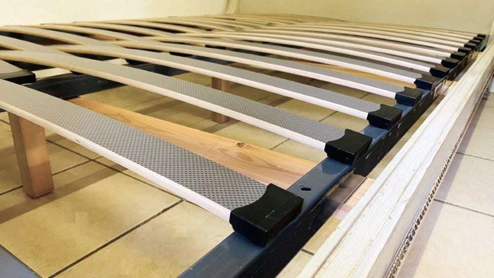 Adjustable Slatted Bed Base Double 185cm