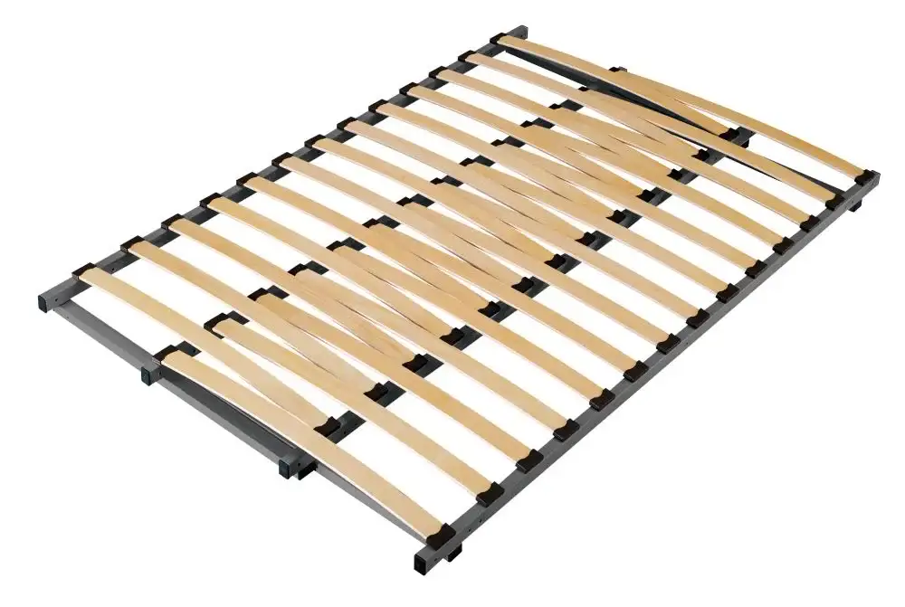 Adjustable Slatted Bed Base King Size 195cm