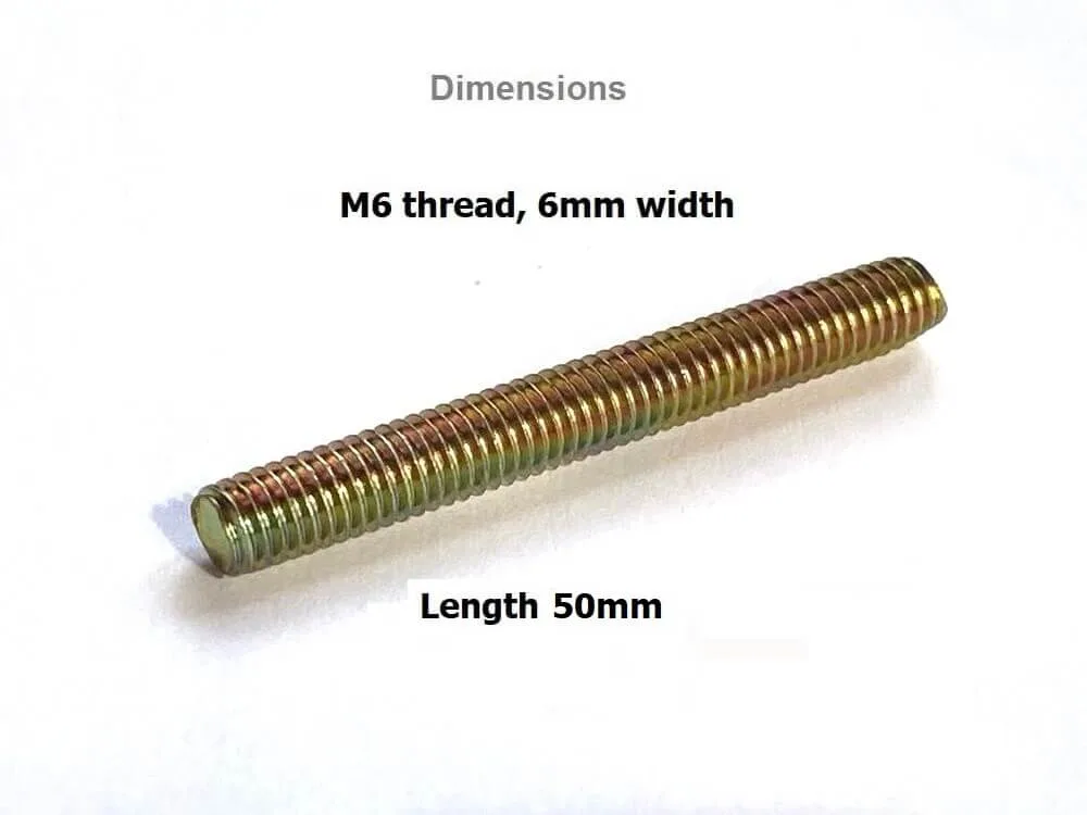 M6 Threaded Rod 50mm