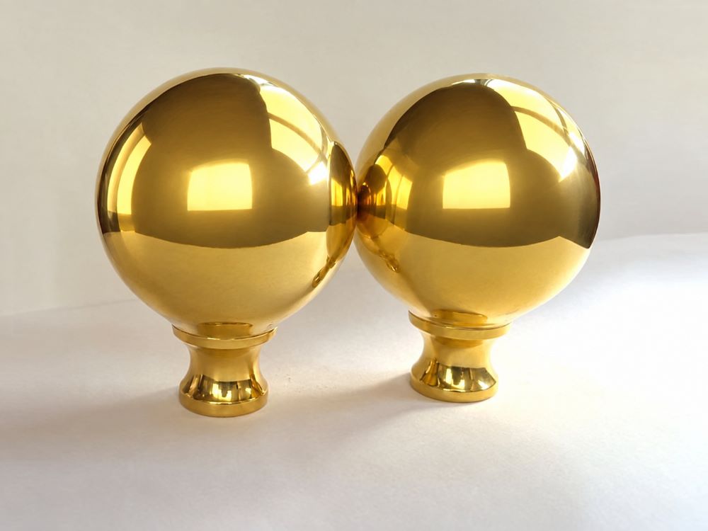 Brass Bedknob For Antique Beds 2.5 Pack of 2