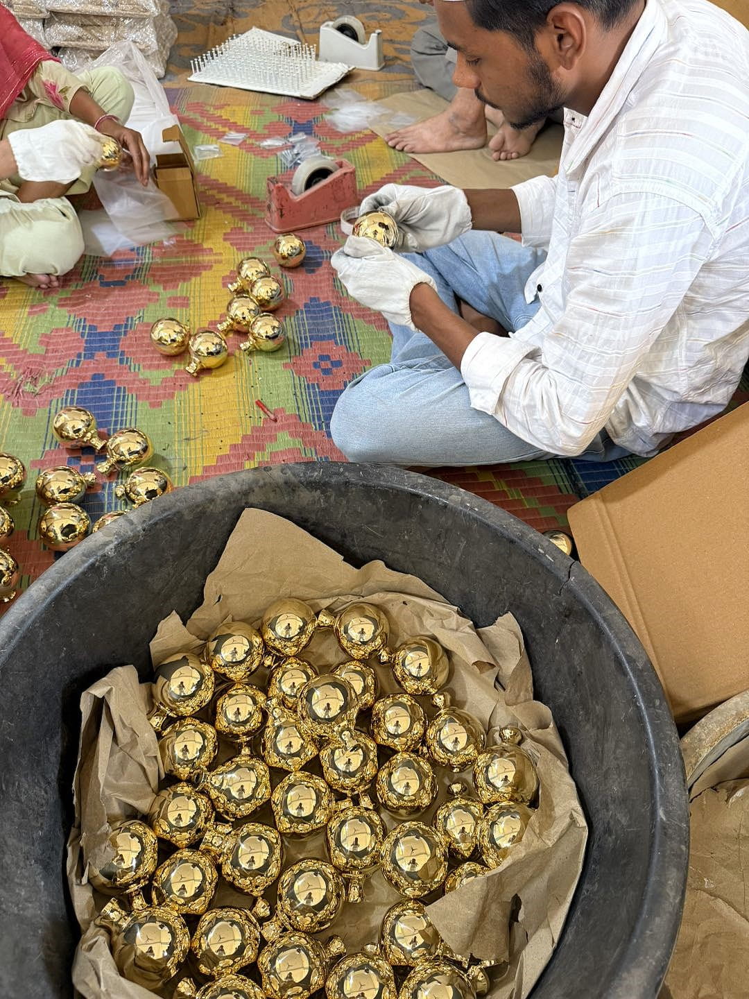 Handcrafted brass bedknobs for antique beds